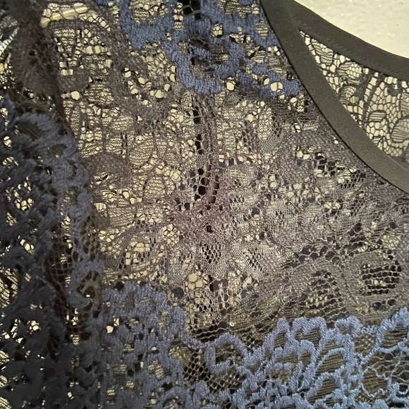 Ann Taylor LOFT* dress. Sz. 10. Lace, Navy blue - Picture 4 of 5